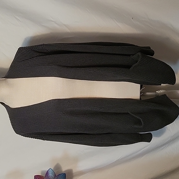 NWT Black Quince Organic Cotton Oversized open Cardigan Sweater Small - Picture 3 of 7